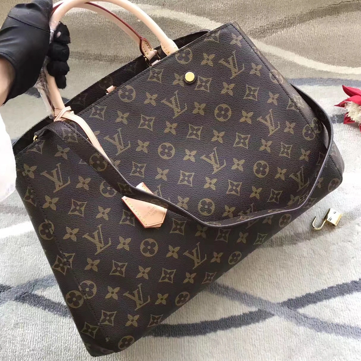 Aaa replica bags Bag Louis GM Vuitton Montaigne 0803